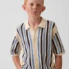 Pull rayé au crochet pour enfant