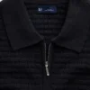 Pull texturé à fermeture éclair