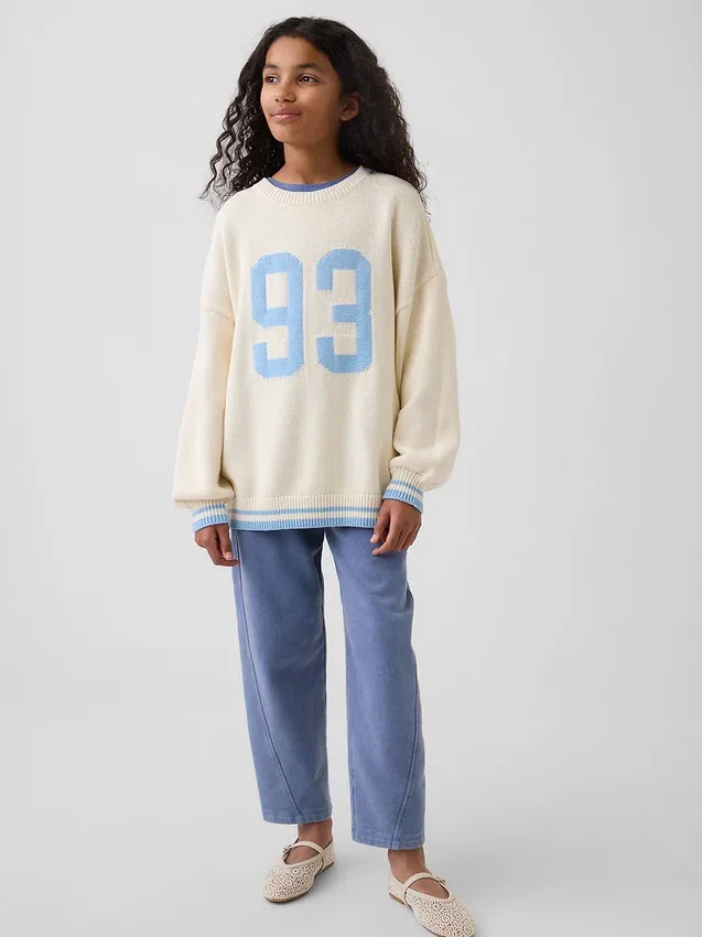 Pull-tunique oversize pour enfant