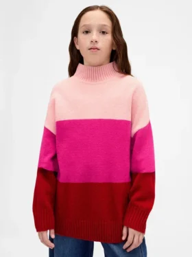Pull-tunique à rayures CashSoft pour enfant