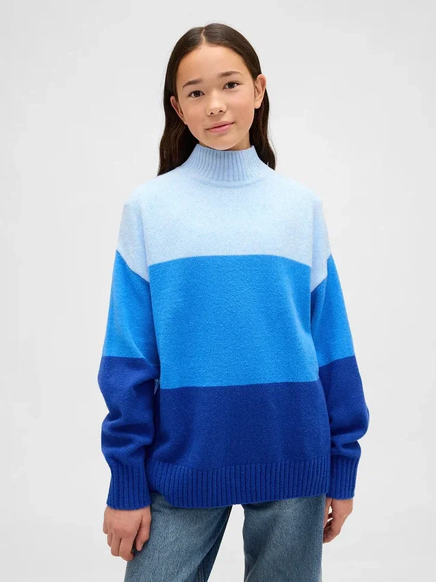 Pull-tunique à rayures CashSoft pour enfant