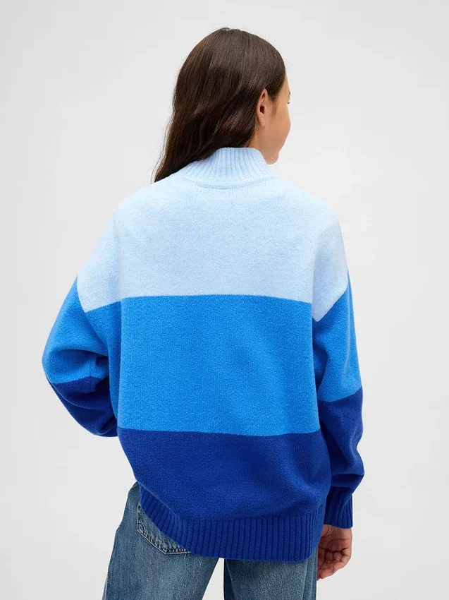 Pull-tunique à rayures CashSoft pour enfant
