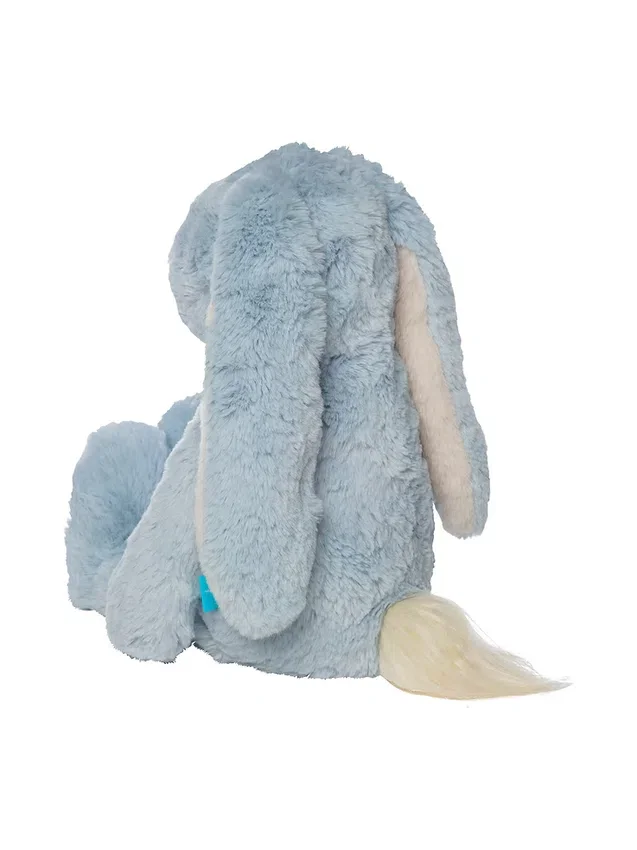 River, le lapin câlin bleu