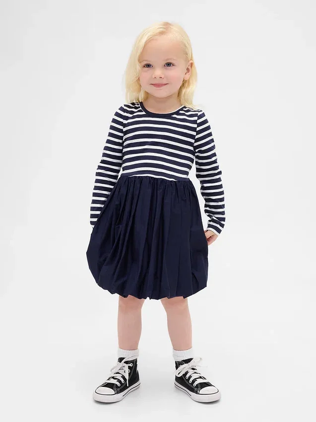 Robe bouffante en mélange de matières pour Bébé & Enfant