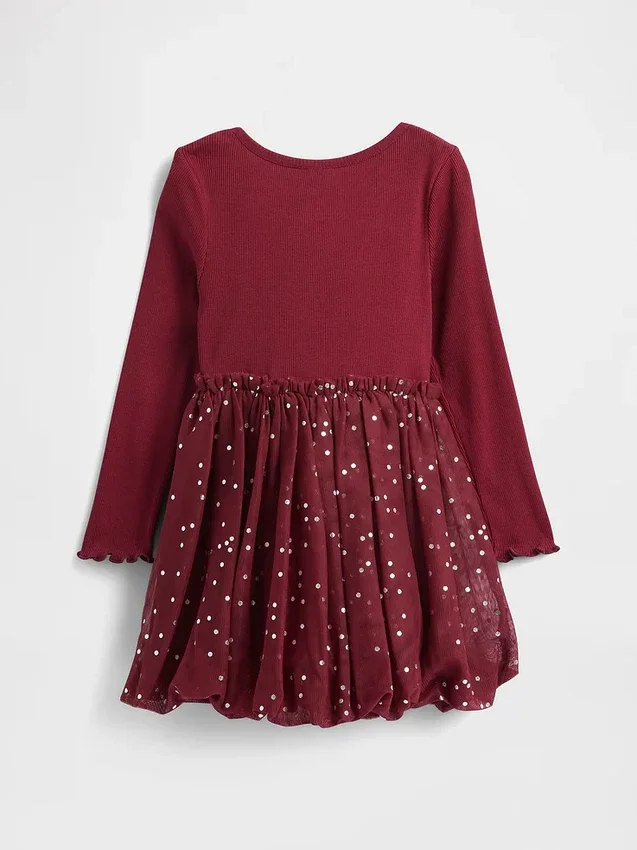 Robe bouffante en mélange de matières pour Bébé & Enfant