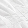 Robe chemise mi-longue cintrée en popeline