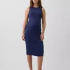 Robe débardeur de maternité en maille