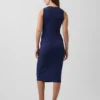 Robe débardeur de maternité en maille