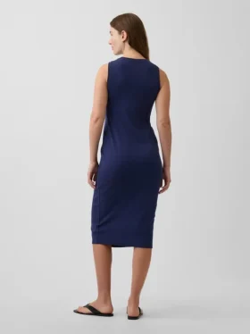 Robe débardeur de maternité en maille