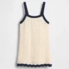 Robe débardeur en crochet pour tout-petits