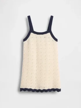 Robe débardeur en crochet pour tout-petits