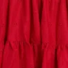 Robe débardeur à volants en mélange de matières pour enfants