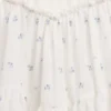 Robe débardeur à volants en mélange de matières pour enfants