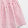 Robe débardeur à volants en mélange de matières pour enfants