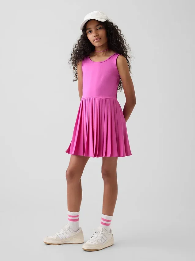 Robe de tennis plissée pour enfant