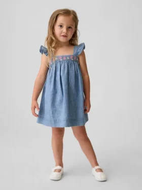 Robe en denim brodée pour Bébé & Enfant