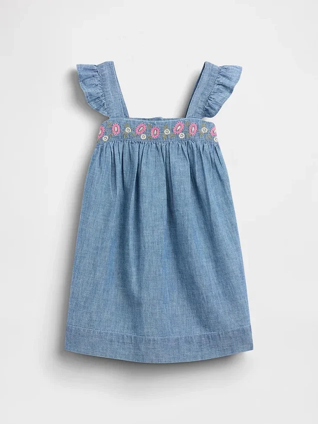 Robe en denim brodée pour Bébé & Enfant