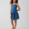 Robe en denim à taille basse pour enfant