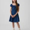 Robe en denim à taille basse pour enfant