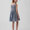 Robe en denim vichy pour enfant