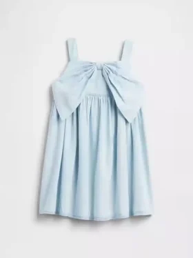 Robe en jean à nœud pour Bébé & Enfant