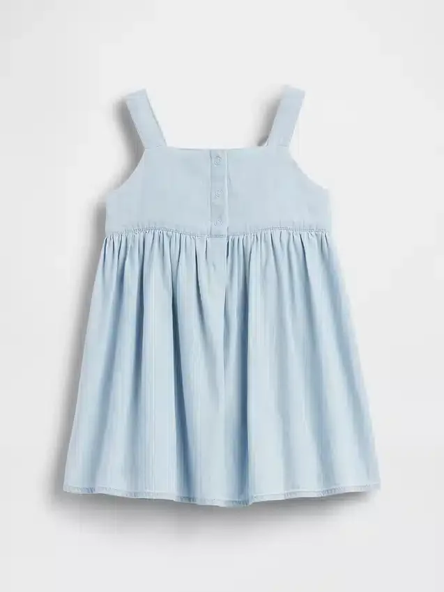 Robe en jean à nœud pour Bébé & Enfant