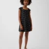 Robe en jersey à encolure carrée pour enfant