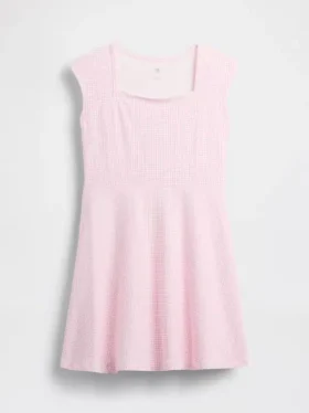Robe en jersey à encolure carrée pour enfant