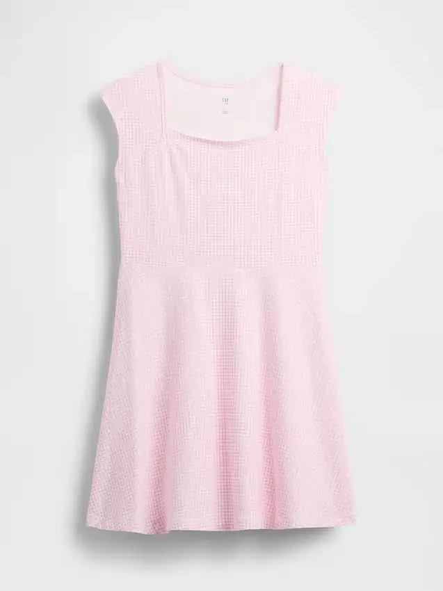Robe en jersey à encolure carrée pour enfant