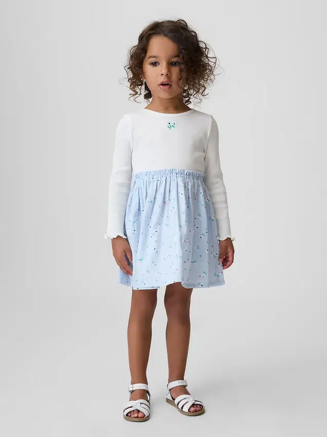 Robe en mélange de matières pour Bébé & Enfant