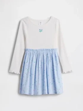 Robe en mélange de matières pour Bébé & Enfant