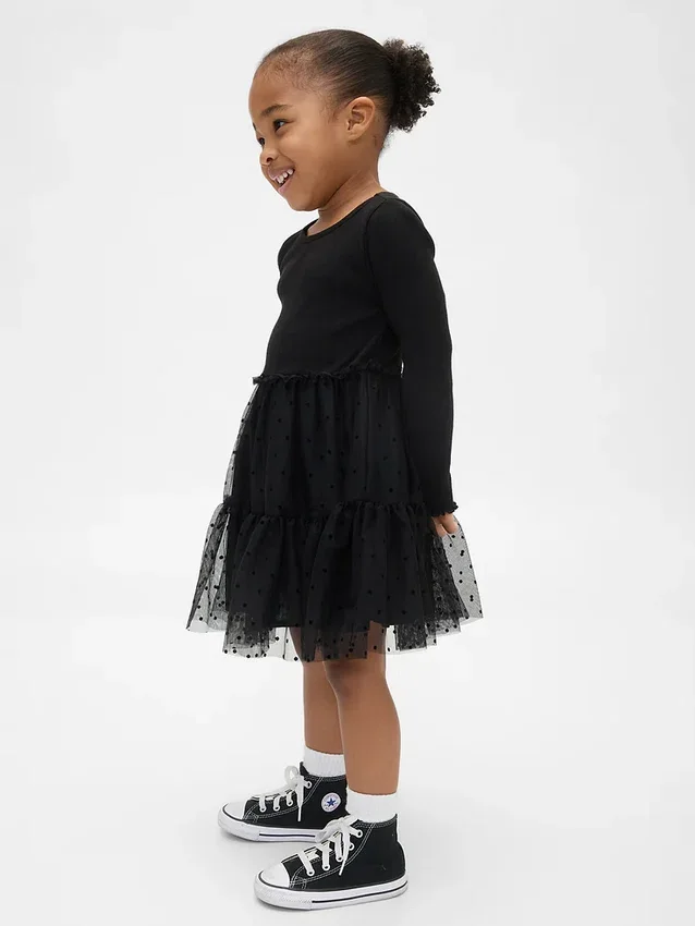 Robe en tulle et matières mixtes pour Bébé & Enfant