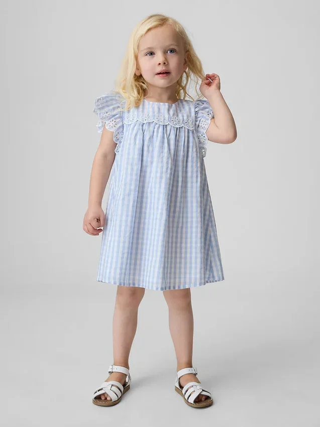 Robe en vichy à œillets pour Bébé & Enfant
