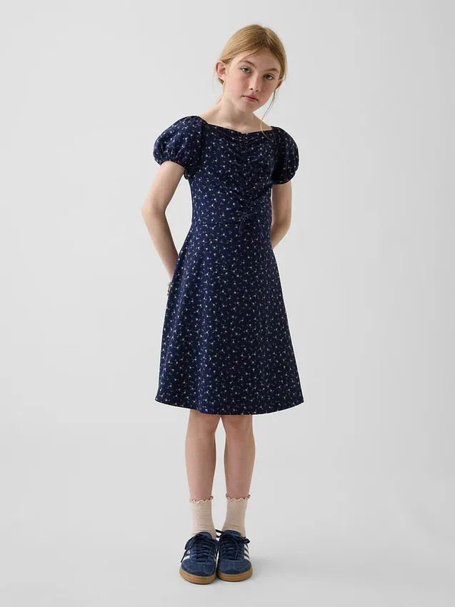 Robe froncée pour enfant