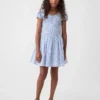 Robe imprimée smockée pour enfant