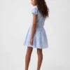 Robe imprimée smockée pour enfant
