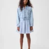 Robe imprimée smockée pour enfant