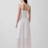 Robe longue corset à lacets