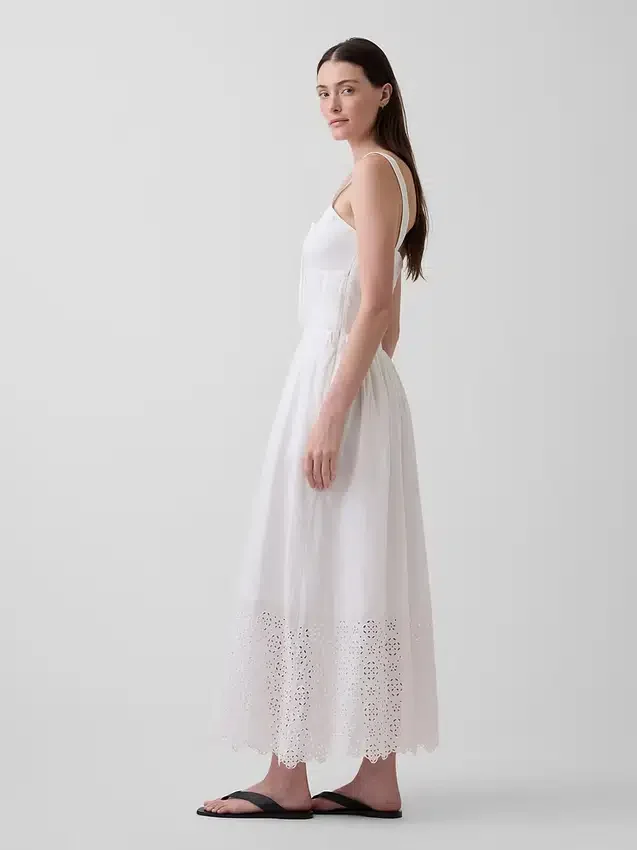 Robe longue corset à lacets