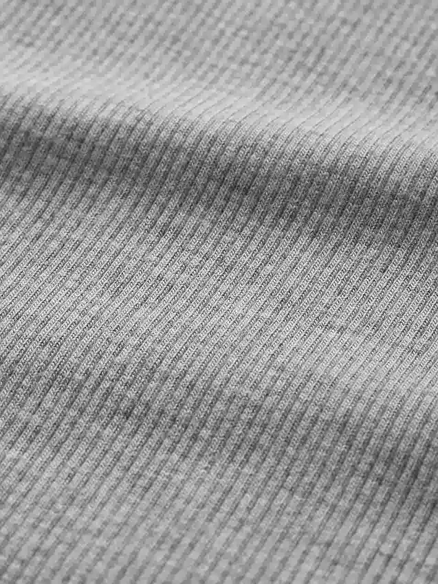 Robe longue de pyjama à fines côtes