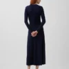 Robe longue en maille