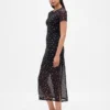 Robe longue en maille