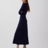 Robe longue en maille
