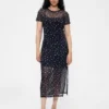 Robe longue en maille