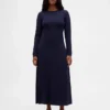 Robe longue en maille