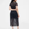 Robe longue en maille