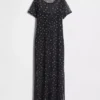 Robe longue en maille