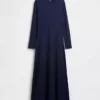 Robe longue en maille