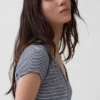 Robe longue moderne en mélange de matières