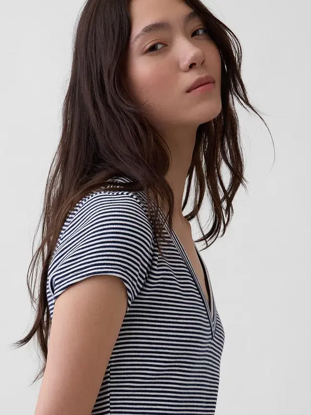 Robe longue moderne en mélange de matières